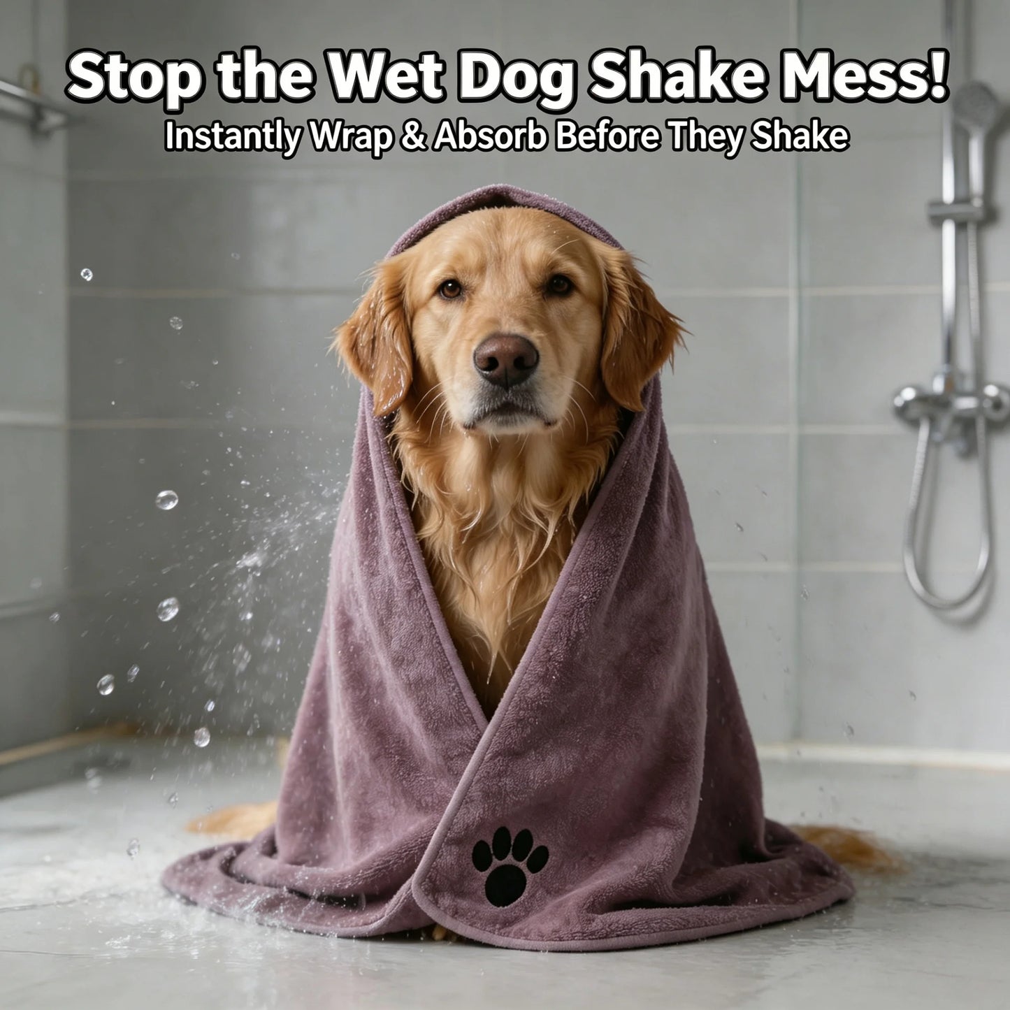 Extra Large Pet Bath Towel Super Absorbent Microfiber Quick Dry Soft Washcloth for Dogs Cats Durable Non-Fading Easy to Clean