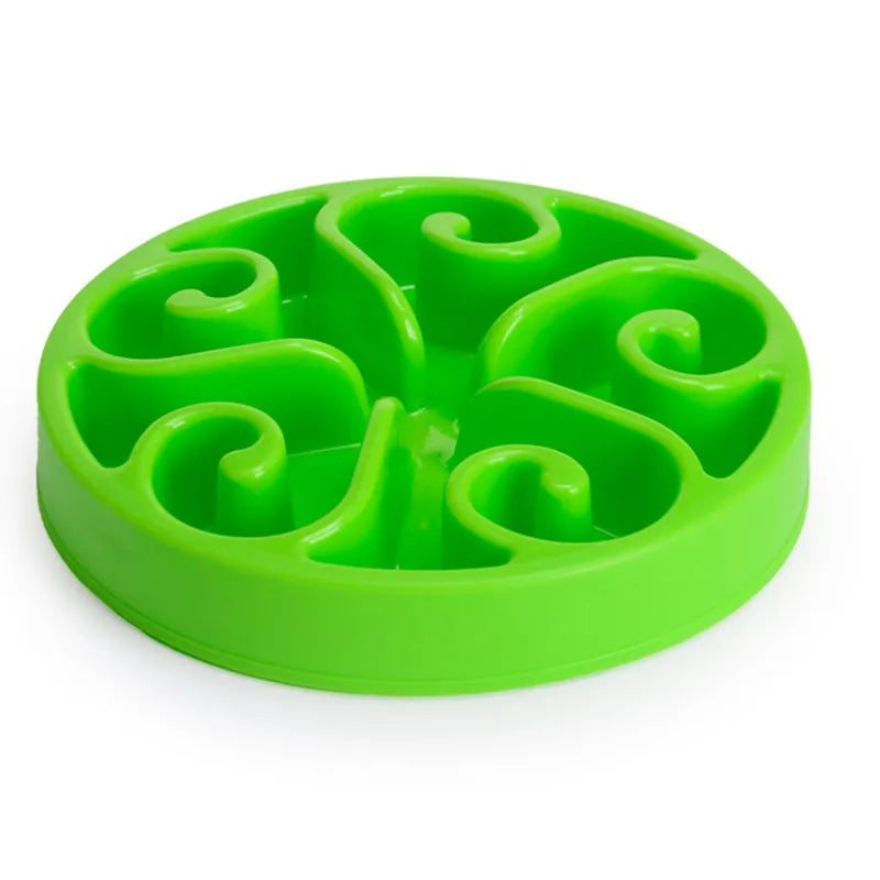 Pet Dog Slow Feeder Bowl Fun Non Slip Anti-Gulping Slower Food Feeding Dishes Eco Dog Bowl for Large Medium Small Dogs Puppy